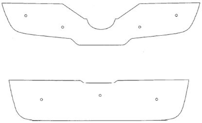 Trim/Protection Strip, radiator grille Nissan Qashqai 2007-2010