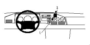 Trim Frame VW LT 97-/MB Sprinter 95-99
