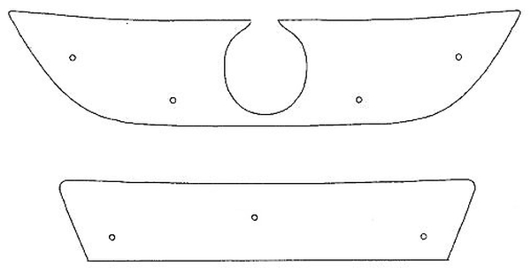 Trim/Protection Strip, radiator grille VW Golf Plus 2005-2009