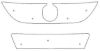 Trim/Protection Strip, radiator grille VW Golf Plus 2005-2009