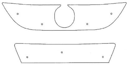 Trim/Protection Strip, radiator grille VW Golf Plus 2005-2009