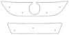Trim/Protection Strip, radiator grille VW Golf Plus 2005-2009