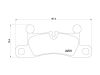 Brake Pad Set, disc brake VAG - 7P6 698 451C