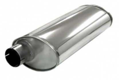 Centre/Rear Muffler Pütt turbo 3" RV ovaal 140/220mm L=500mm