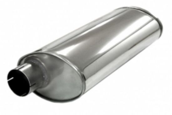 Centre/Rear Muffler Pütt turbo 3" RV ovaal 140/220mm L=500mm