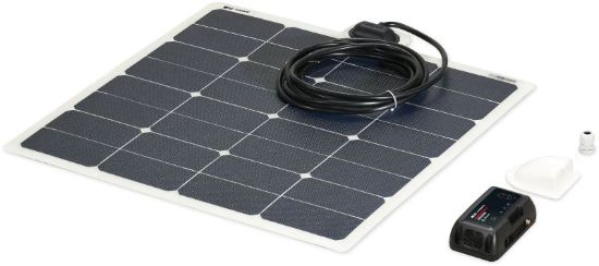 Päikesepaneelid FLEX 60W + kontroller SCE360B + juhtmete läbiviik