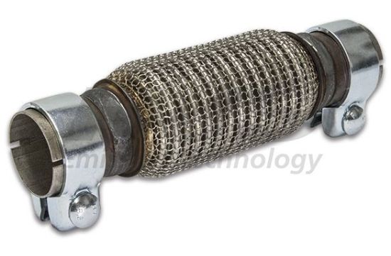 Flexible Pipe, exhaust system 46x250mm soft flex klambritega