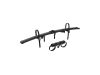 Extension Set, trailer hitch bike carrier EasyFold 3 Extra Bike Adapter
