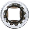 Socket Wrench Insert 1/4" Deep Socket "Gear Lock", 10 mm