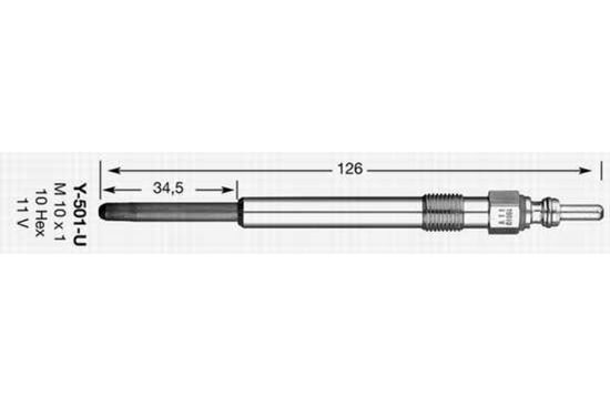 Glow Plug 4187 - VAG - 059 963 319
