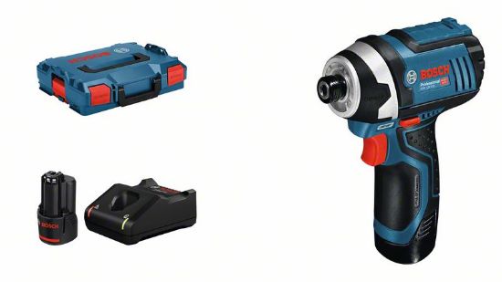 Electrical Tool Set (rechargeable) GDR 12V-105, 2x2.0Ah, GAL 1230 CV, 105 Nm, 1/4"