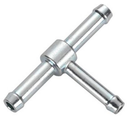 Fuel connector, pre-heater fuel pump Kolmik 6X5X6mm, metall