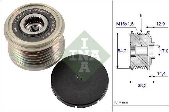 Alternator Freewheel Clutch PSA - 16 068 569 80