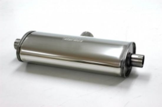 Centre/Rear Muffler Pütt Duplex 2,5 - 2" RV ovaal 140/220mm L=500mm