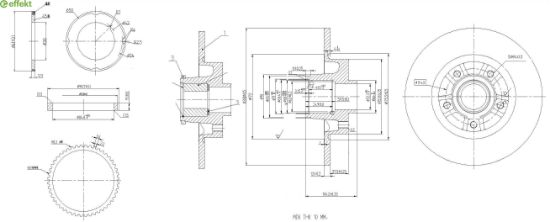 Brake Disc RENAULT - 43 20 073 43R