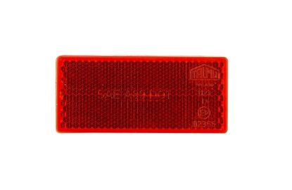 Reflector Helkur punane 69x31,5mm isekin