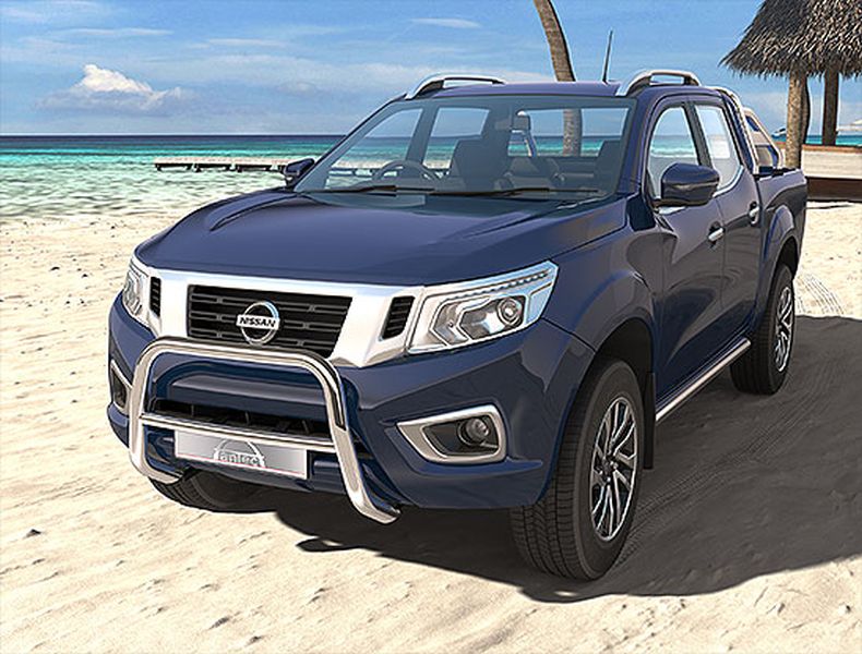 Frontal Protection Bar Nissan Navara 16- 60mm+42mm