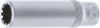 Socket Wrench Insert 1/4" Deep Socket "Gear Lock", 9 mm