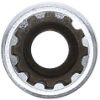 Socket Wrench Insert 1/4" Deep Socket "Gear Lock", 9 mm