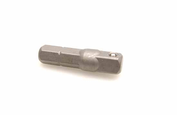 Socket Wrench Insert, oil drain plug adapter 1/4" -> kuuskant