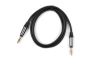 Laadimiskaabel audio aux , 1.2m, must kullatud otstega.
