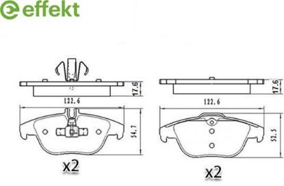 Brake Pad Set, disc brake MERCEDES-BENZ - 005 420 07 20