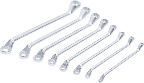 Double Ring Spanner Set 8-piece "Deep Crank" Double-Ring Spanner Set, 6x7-