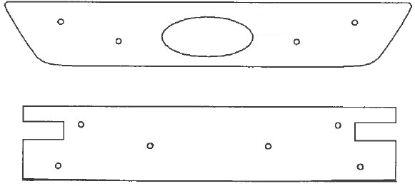 Trim/Protection Strip, radiator grille Ford Galaxy 2010-2015