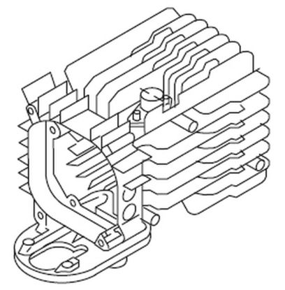 Heat Exchanger, auxilliary heater AirTop 2000 Heat Exchanger, auxilliary heater AirTop 2000