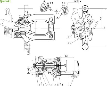 Brake Caliper VAG - 5K0 615 423