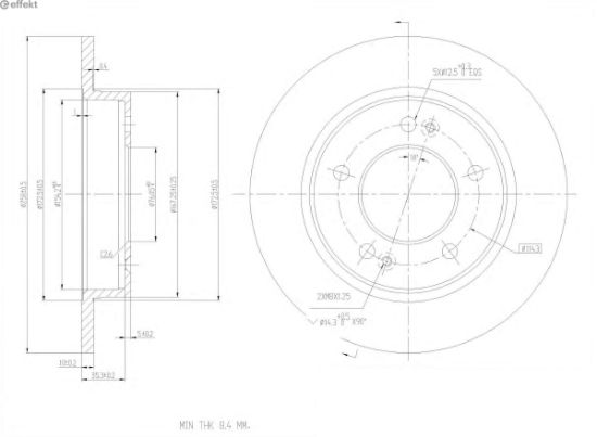 Brake Disc HYUNDAI,KIA