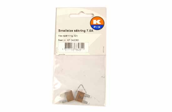 Fuse 7,5A 32V 2tk