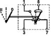 Switch 0-I-II 12V,16A