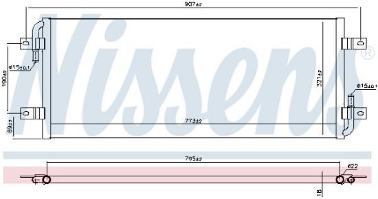 Radiator, engine cooling VOLVO FH LOW TEMP     12-