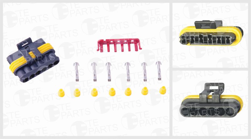 Cable Connector Kit 6 PIN komplekt "superseal" EMA