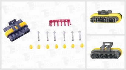 Cable Connector Kit 6 PIN komplekt "superseal" EMA