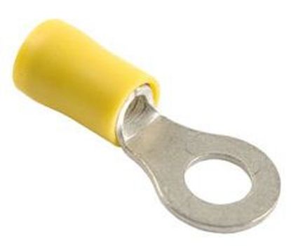 Terminal, electric universal parts rõngas M4 (4.3mm) kollane