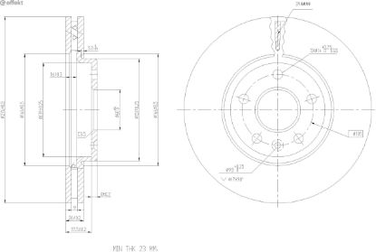 Brake Disc GENERAL MOTORS - 95526569