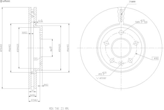 Brake Disc GENERAL MOTORS - 95526569