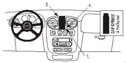 Trim Frame Chrysler PT Cruiser 00-