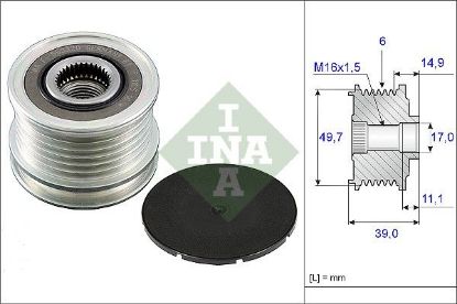 Alternator Freewheel Clutch MERCEDES-BENZ - 012 154 63 02
