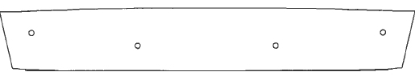 Trim/Protection Strip, radiator grille Opel Astra 2010-2012