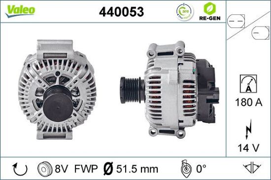Alternator MERCEDES-BENZ - 642 154 05 02