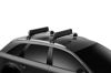 Ski Holder, roof rack SnowPack Extender, 5-le suusapaarile (62,5cm),must