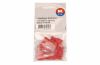 Terminal, electric universal parts plaat 6.3x0.8mm punane