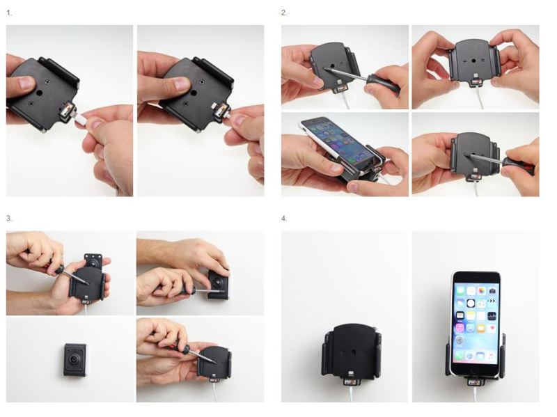 Mobile phone/PDA holder Apple iPhone 6/7/8/SE2020 62-77mm 2-10mm
