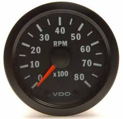 Revolution Counter 12V 52mm 0 - 8000 p/min Revolution Counter 12V 52mm 0 - 8000 p/min