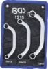 Starter/Block Spanner Set 3-piece Obstruction Ring Spanner Set, 10x13-17x19