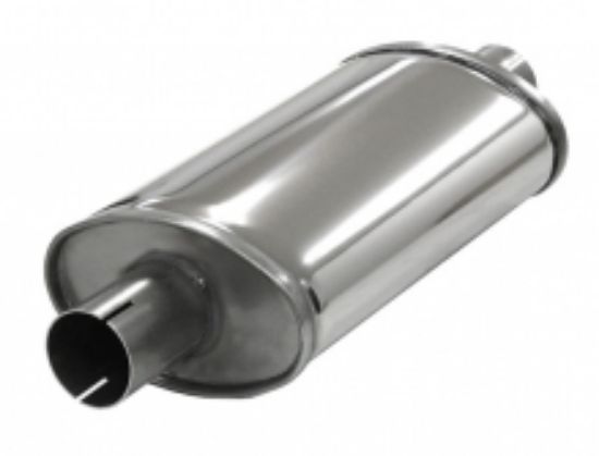 Centre/Rear Muffler Pütt small 2" RV ovaal 100/165mm L=320mm