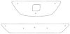Trim/Protection Strip, radiator grille Seat Exeo 2010-
